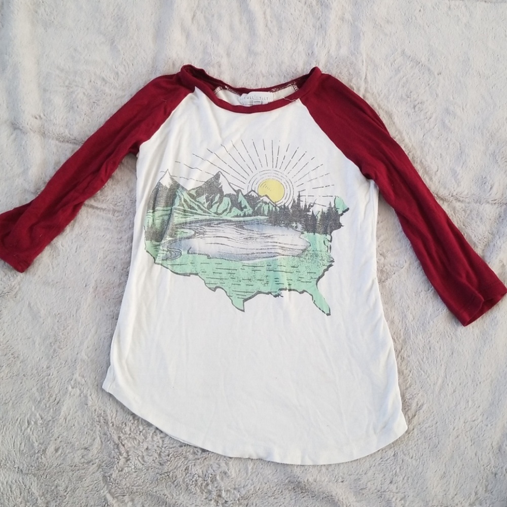 Full Tilt Girls raglan Tee